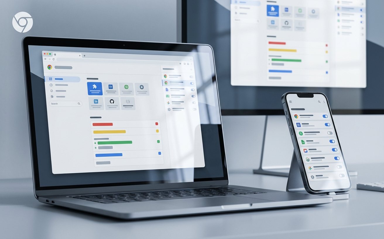 Chrome扩展与浏览器更新界面展示